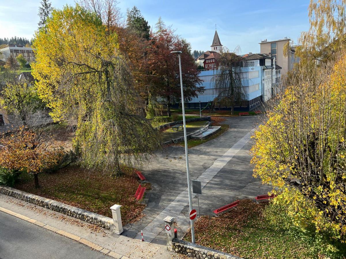 Le Locle : Bel Appartement Chaleureux Bagian luar foto
